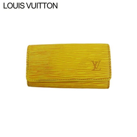 LOUIS VUITTON Key Case Epi Leather x Gold Material Authentic Used - Picture 2 of 10